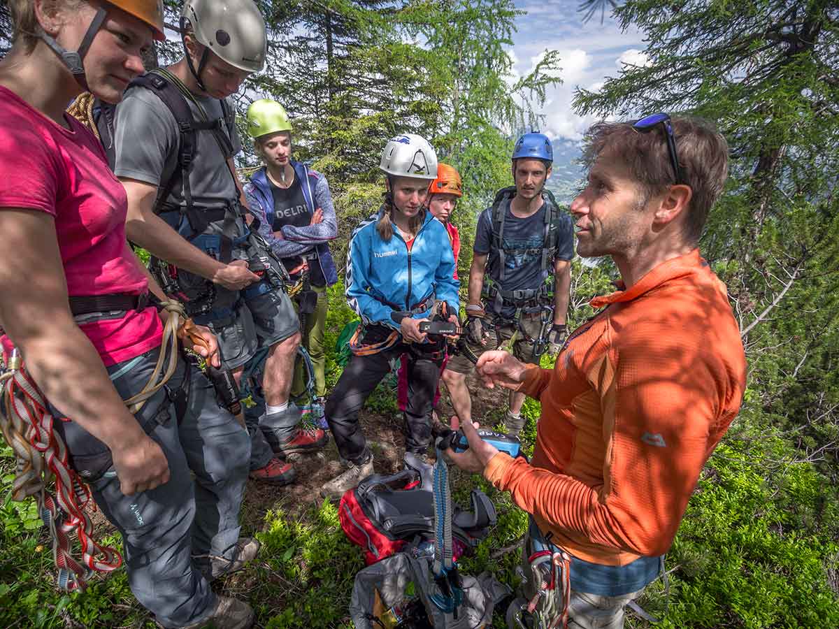 Klettersteig-Fortbildung, Foto: JDAV/Silvan Metz