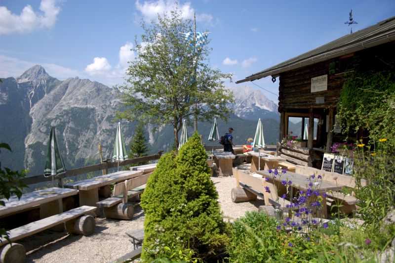 Die Brunnsteinhütte im Karwendel, Foto: DAV/Hans-Peter Gallenberger 