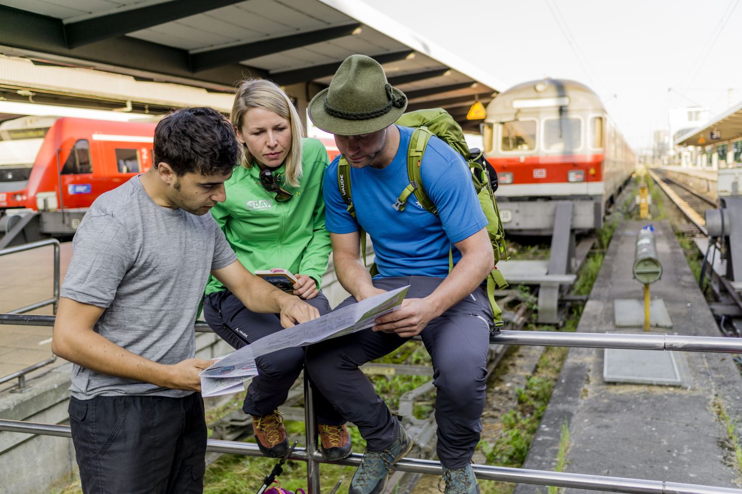 Viele Bergziele sind gut mit Bus und Bahn zu erreichen. Foto: DAV/Hans Herbig