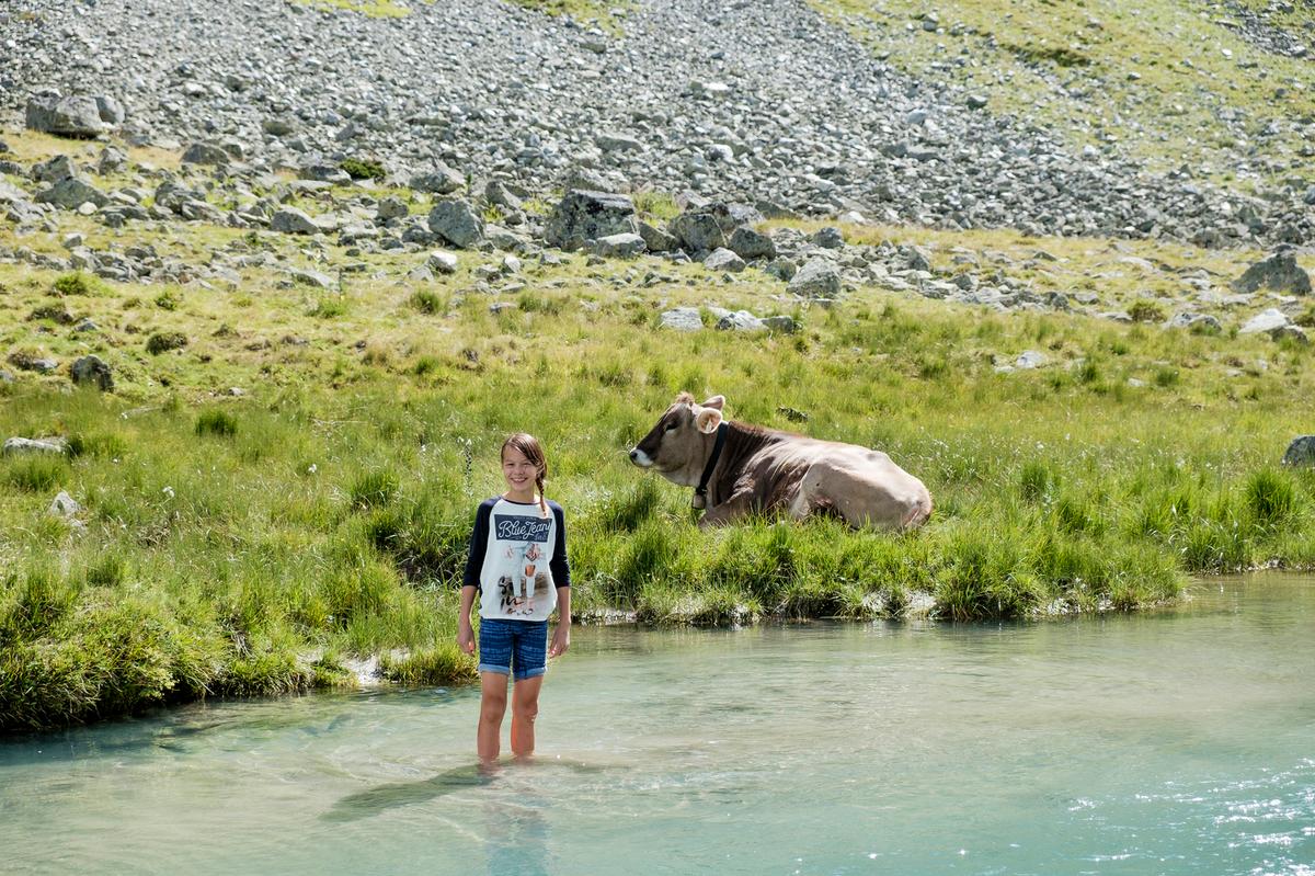 Abwechslung ist das A und O auf Touren mit Kindern. Foto: DAV/Hans Herbig