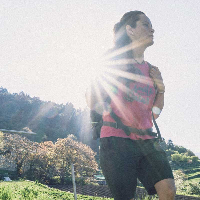 Beim Wandern ist man oft der Sonne ausgesetzt, Foto: Wolfgang Ehn