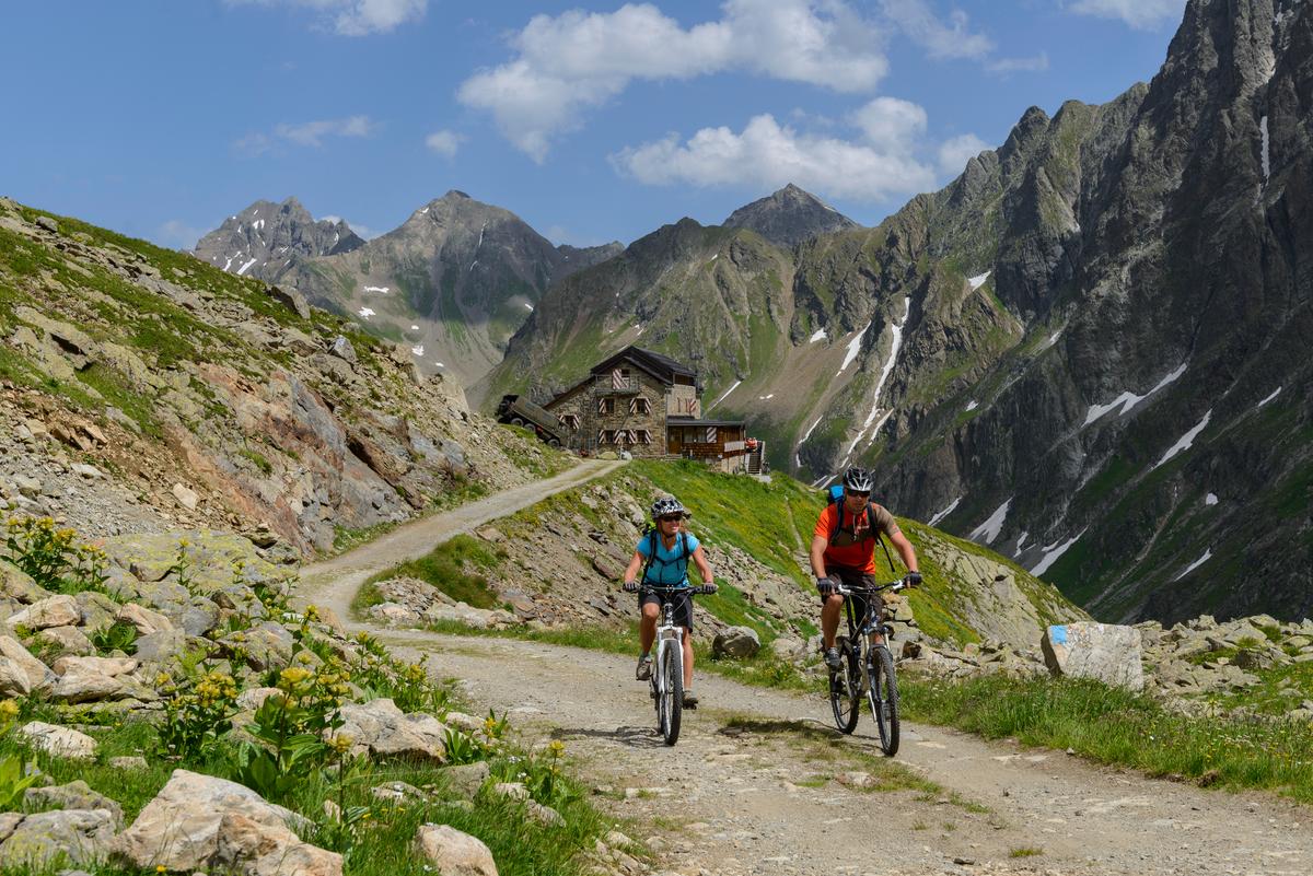 Mountainbiken, Foto: DAV/Wolfgang Ehn